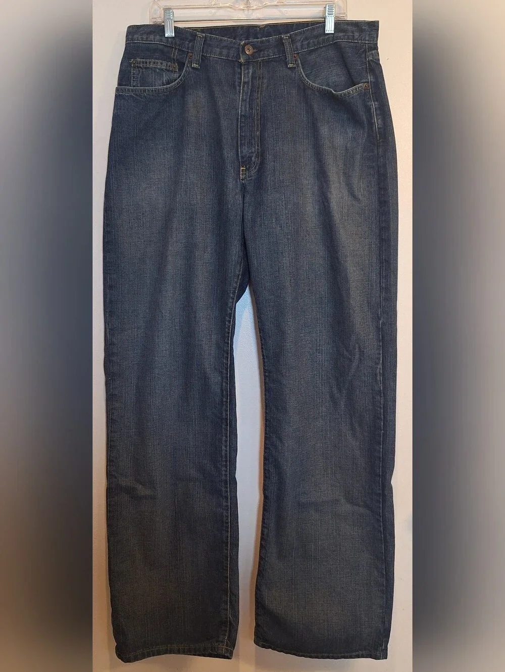Ralph Lauren Men’s Polo Jeans 36x34 Classic Woodrow Wide Leg Medium Denim Jean